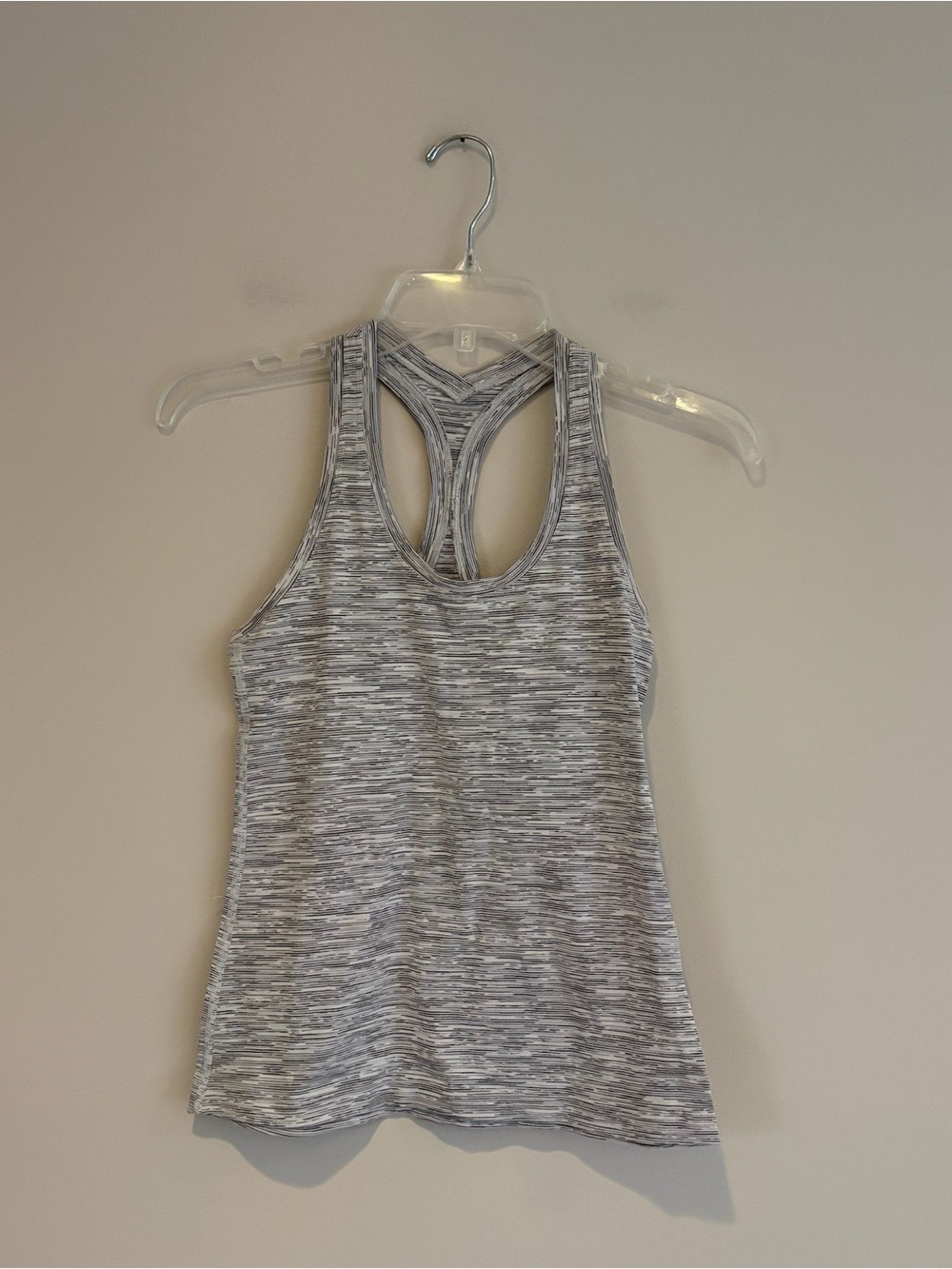 lululemon athletica Gray Space-Dye Racerback Tank Size 4 - Picture 1 of 5